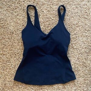 Lululemon Align Waist Length Tank Navy Size 0